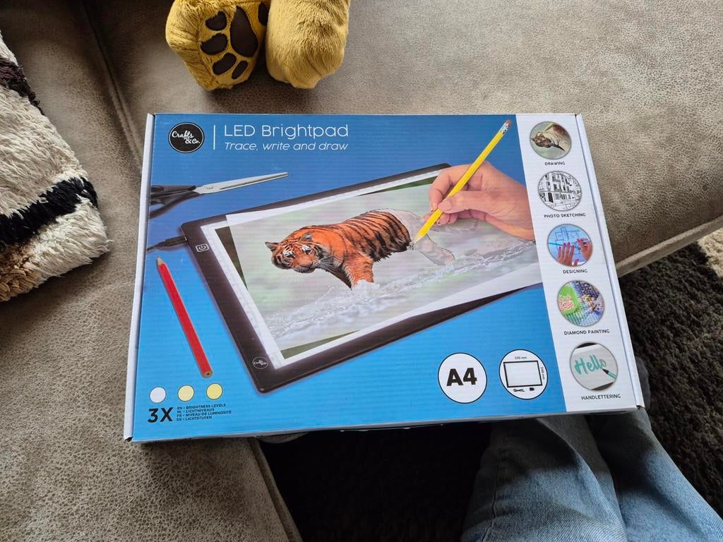 LED Brightpad A4 tekenbord, Ophalen, Nieuw