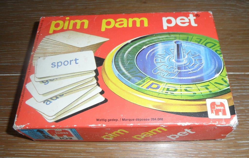 In redelijke staat: Good old Pim Pam Pet spel, Een of twee spelers, Ophalen of Verzenden, Gebruikt, Jumbo