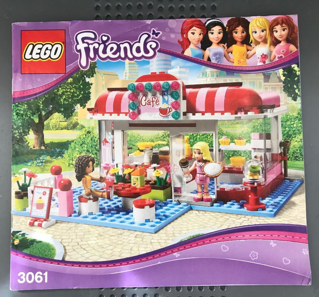 LEGO Friends City Park Café - 3061, Ophalen of Verzenden, Zo goed als nieuw, Lego, Friends