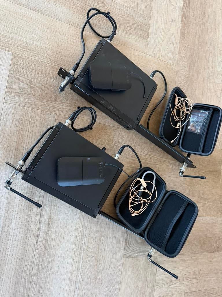 2x shure BLX14R met MX153 Earset, Ophalen of Verzenden, Gebruikt