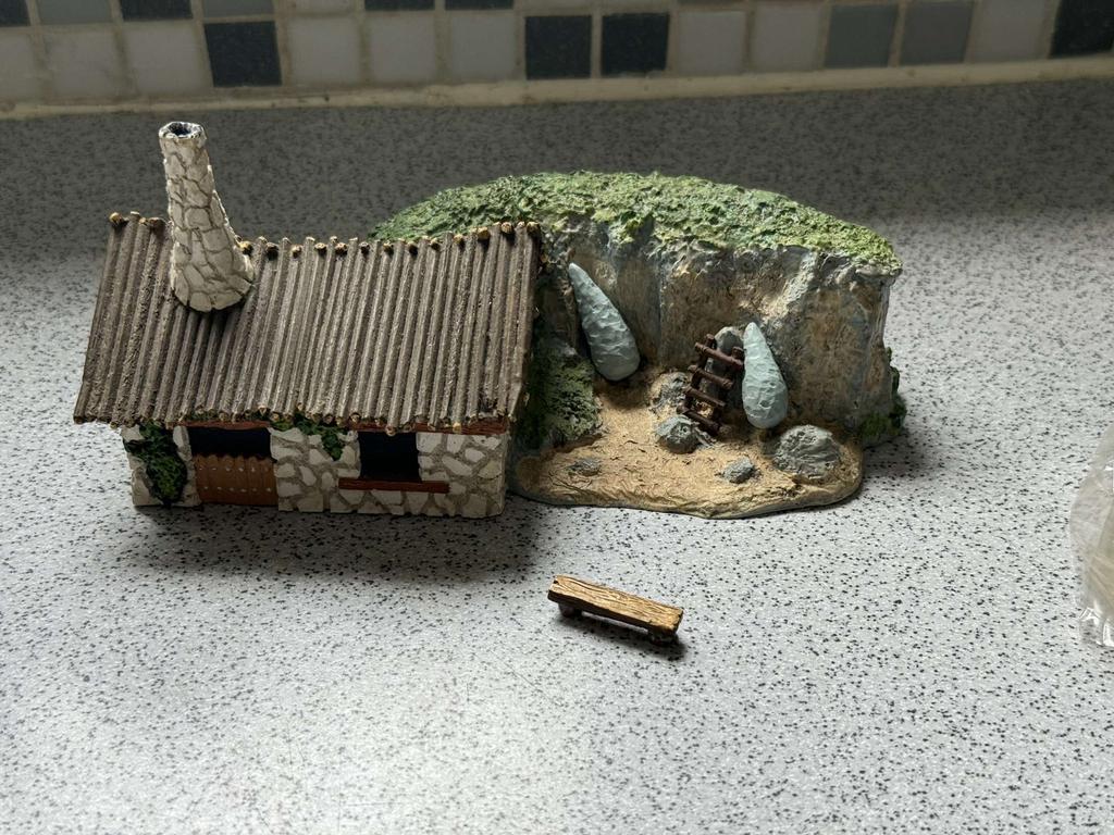 Het huis van Obelix Pixi met doos, compleet, Ophalen of Verzenden, Kuifje, Zo goed als nieuw, Beeldje of Figuurtje