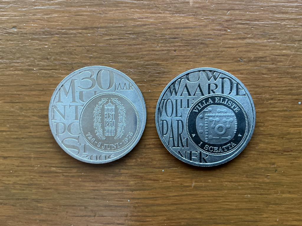 Munt Nederland 1250 jaar Elst, Ophalen of Verzenden, Overige landen