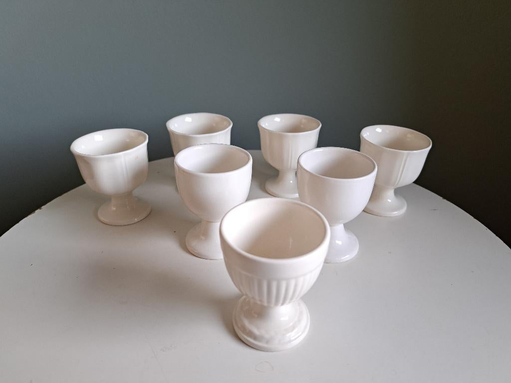 Wedgwood eierdoppen Queen's Shape & Edme & Traditional, Ophalen, Overige typen, Zo goed als nieuw, Wedgwood