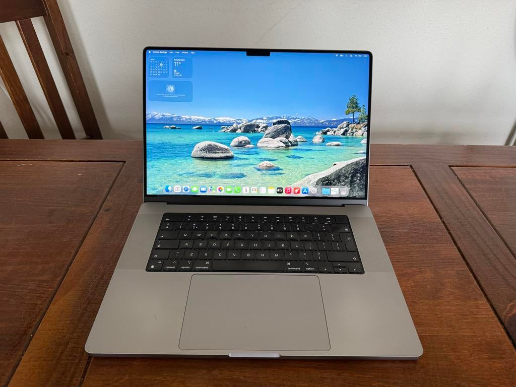 MacBook Pro M1 Pro 16 inch met orginele oplader, Computers en Software, Apple Macbooks, Qwerty, 512 GB, Zo goed als nieuw, 16 inch