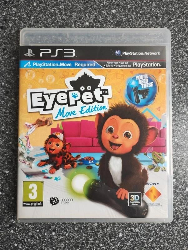 EyePet Move Edition, Spelcomputers en Games, Games | Sony PlayStation 3, Avontuur en Actie, Verzenden, 1 speler, Zo goed als nieuw