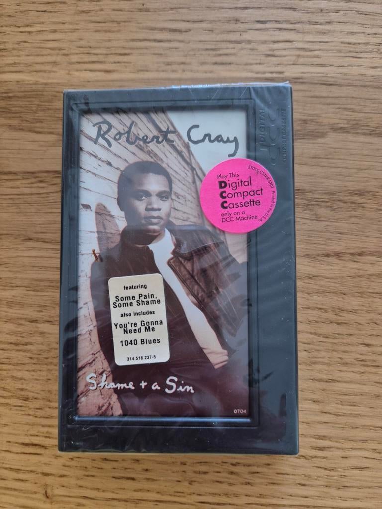 Robert Cray - Shame + A Sin (DCC Cassette), Cd's en Dvd's, Cassettebandjes, 1 bandje, Ophalen of Verzenden, Origineel, Nieuw in verpakking