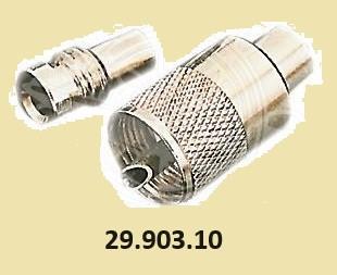 Coax onderdelen; huiddoorvoer-stekkers-verbinders-beschermer, Ophalen of Verzenden, Nieuw, Motor en Techniek