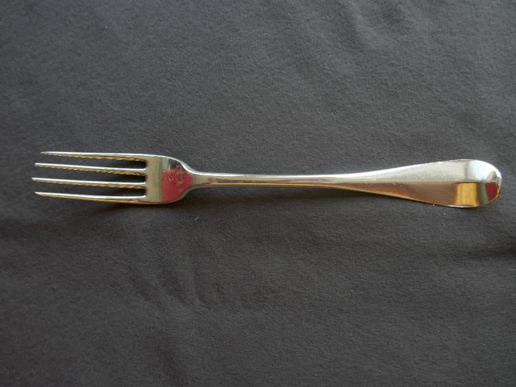 Zilveren dinervork roelof gerrant amsterdam, Ophalen of Verzenden, Zilver