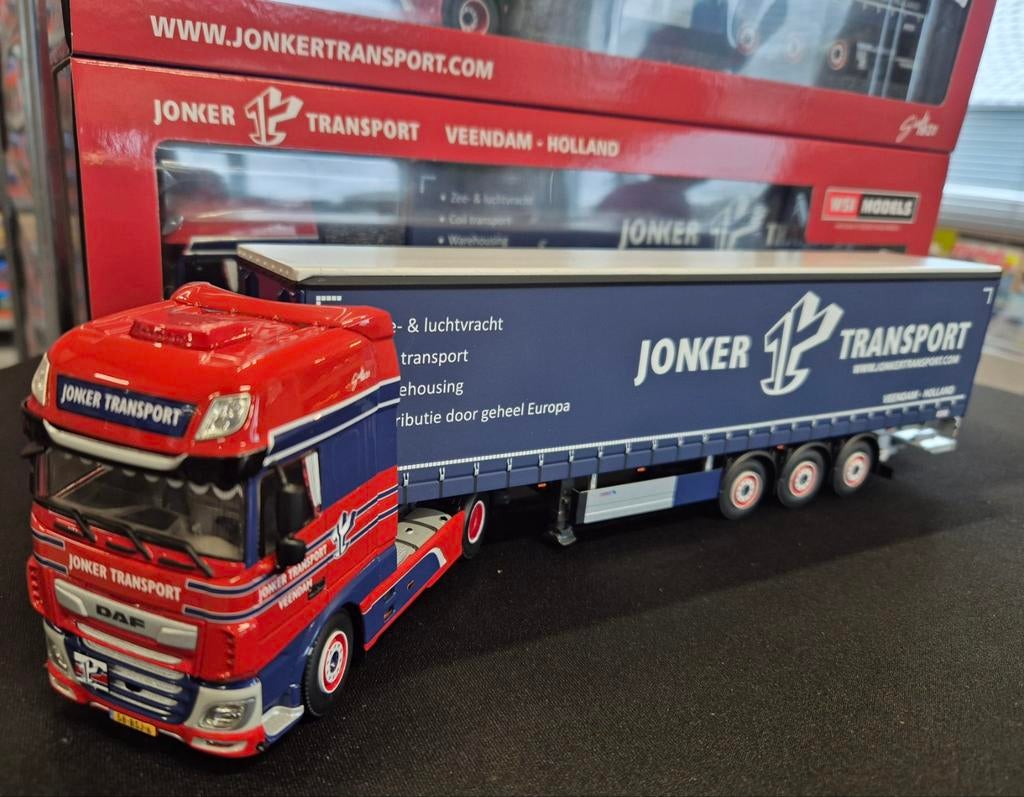 WSI Jonker Transport DAF XF105 SSC Exclusief Model, Hobby en Vrije tijd, Modelauto's | 1:50, Ophalen of Verzenden