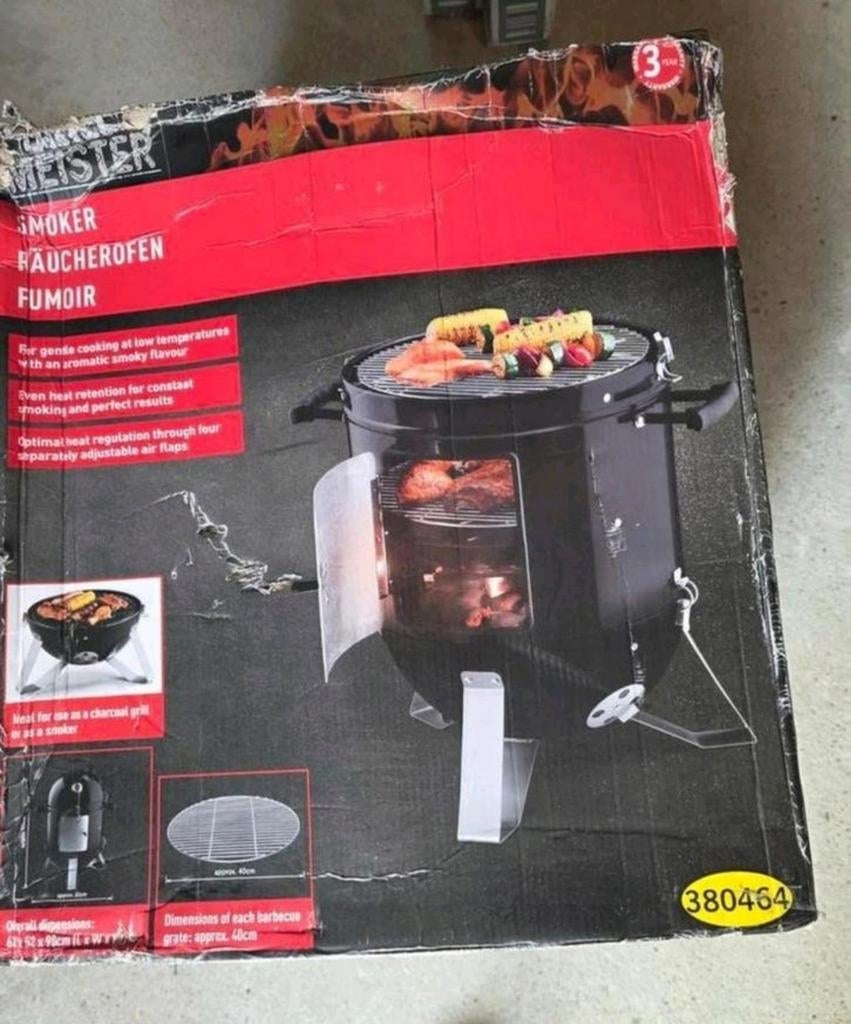 Meister Smoker Rookoven, Ophalen