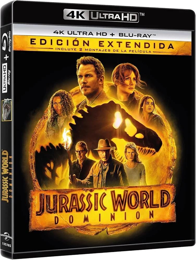 Jurassic Park: Dominion 4K UHD Blu-Ray IT NLO (Geseald), Cd's en Dvd's, Blu-ray, Ophalen of Verzenden, Nieuw in verpakking, Actie