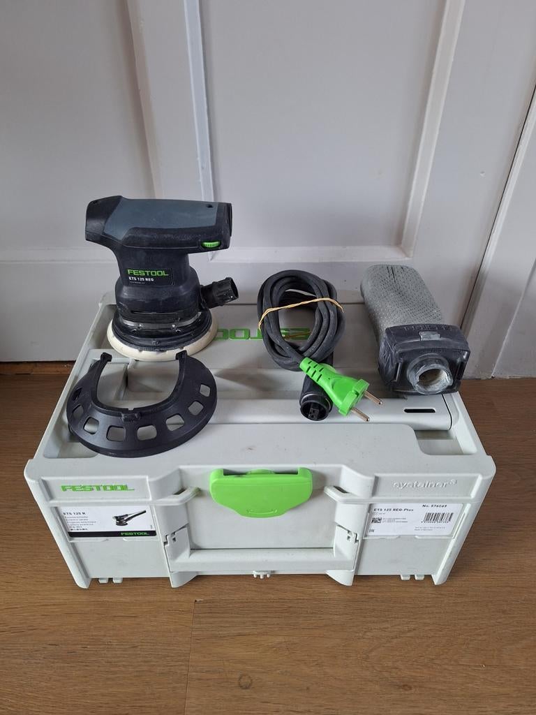 Festool ETS 125 R Excentrische Schuurmachine, Ophalen of Verzenden, Gebruikt, Minder dan 600 watt, Excentrische schuurmachine