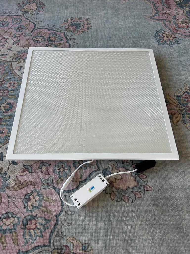 3x Lichtpaneel 59,5 cm x 59,5 cm, Ophalen of Verzenden, Zo goed als nieuw, Kunststof