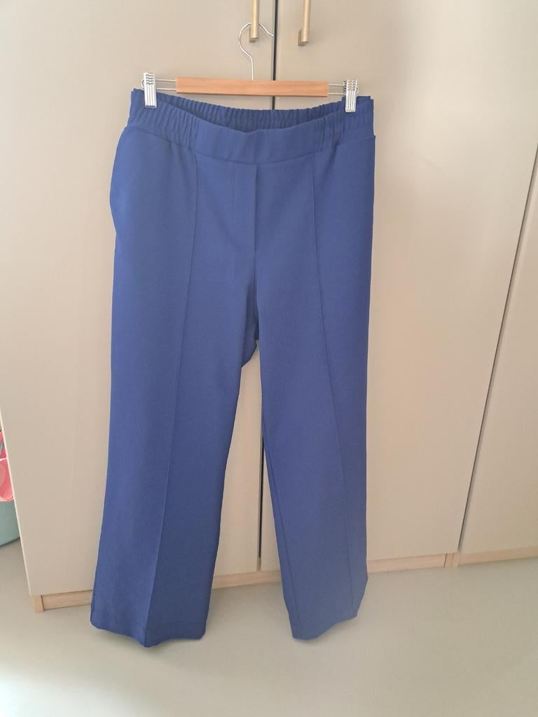 Broek merk Andcowoman XXL cobalt blauw. Korter gemaakt., Blauw, Maat 46/48 (XL) of groter, Ophalen of Verzenden, Lang