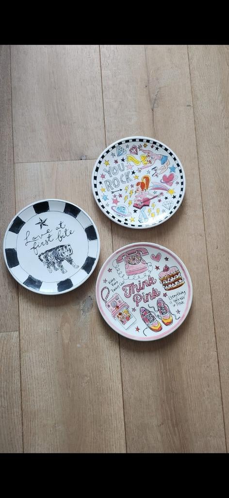 Blond Amsterdam bordjes - Set van 3, Ophalen, Gebruikt, Blond Amsterdam, Keramiek