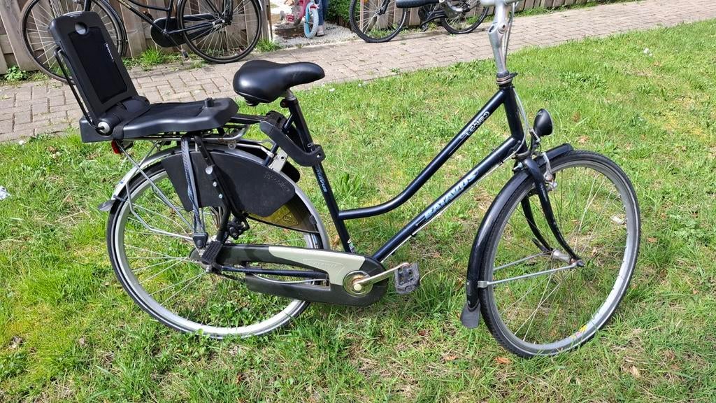Batavus damesfiets met kinderzitje en versnellingen, Fietsen en Brommers, Ophalen of Verzenden