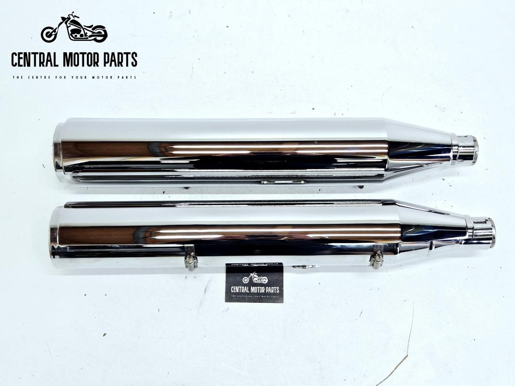 Chromen dempers + Hittenschilden Softail 2021-2024, Niet ingevuld, Gebruikt, Niet ingevuld, Ophalen of Verzenden