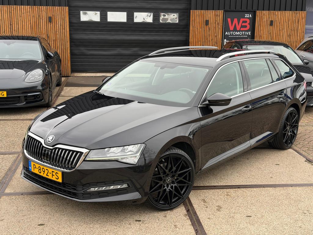 Skoda Superb Combi 1.5 TSI ACT Business Edition Cruise Clima, Auto's, Skoda, Stof, 4 cilinders, 150 pk, Zwart