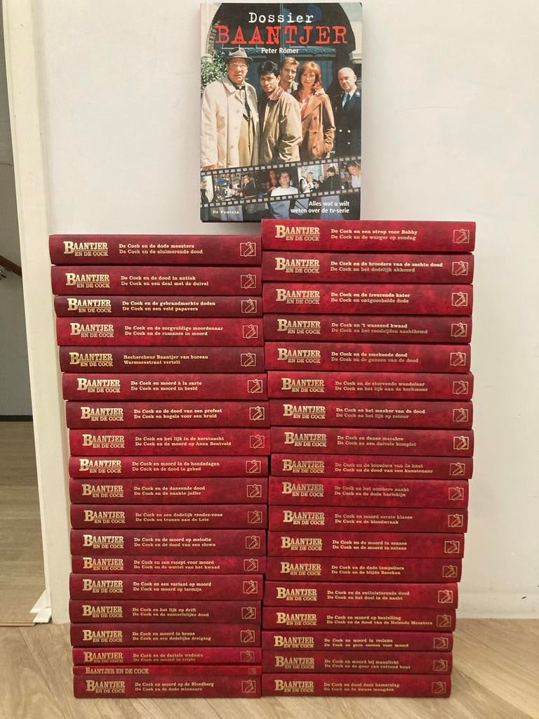 Baantjer en De Cock complete collectie Lecturama (40 boeken), Boeken, Detectives, Gelezen, Tv-bewerking, Ophalen of Verzenden