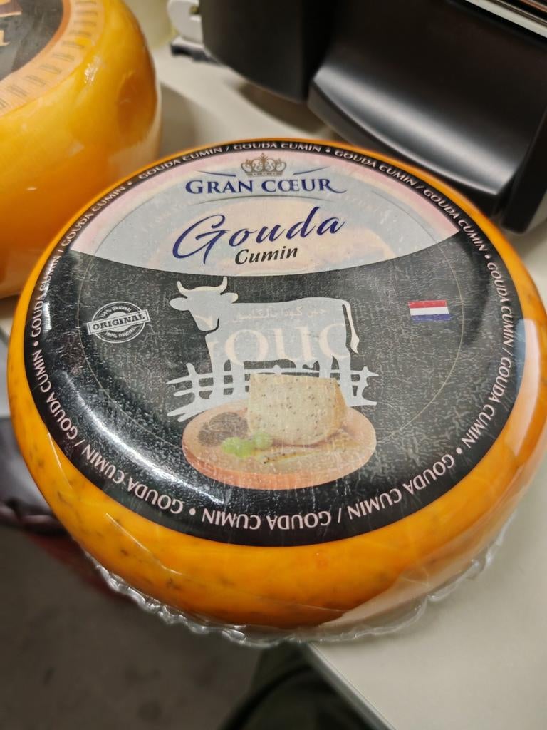 Hele Gouda kaas met komijn, Ophalen