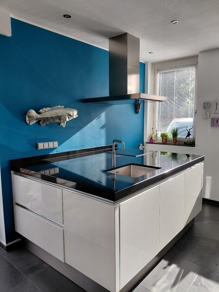 Siematic keuken met schiereiland inclusief inbouw apparatuur, Huis en Inrichting, Keuken | Complete keukens, Ophalen, Gebruikt