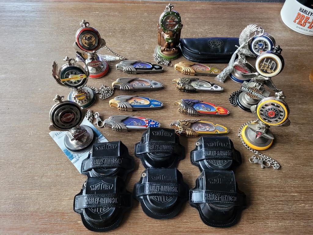 Verzameling Franklin Mint Harley Davidson Horloges en messen, Ophalen of Verzenden, Nieuw