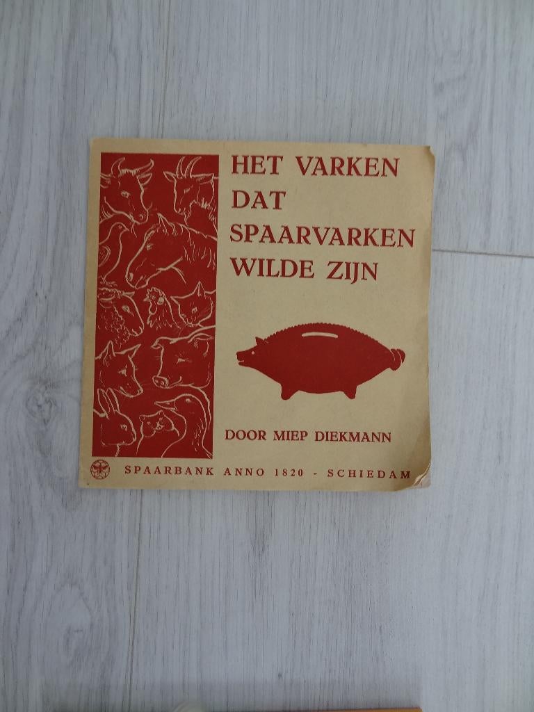 Het varken dat spaarvarken wilde zijn - Miep Diekmann, Boeken, Prentenboeken en Plaatjesalbums, Gelezen, Plaatjesalbum, Ophalen of Verzenden