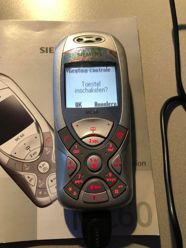 Siemens MC60 mobiele telefoon, Telecommunicatie, Mobiele telefoons | Siemens, Ophalen of Verzenden, Zo goed als nieuw