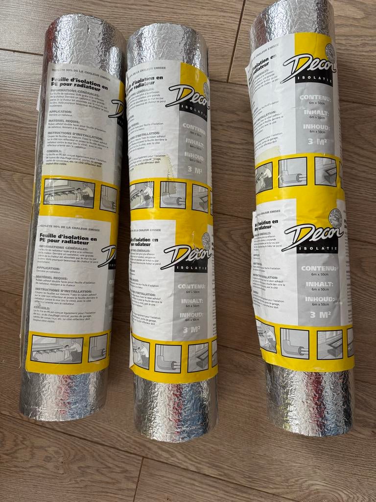 Isolatie, Doe-het-zelf en Verbouw, Isolatie en Afdichting, Minder dan 4 cm, Overige materialen, Nieuw, Ophalen of Verzenden