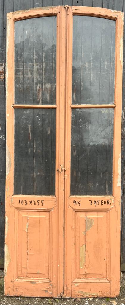 2000 deuren-ramen -glas in loodramen voordeuren, Gebruikt, Binnendeur, Ophalen of Verzenden, 200 tot 215 cm