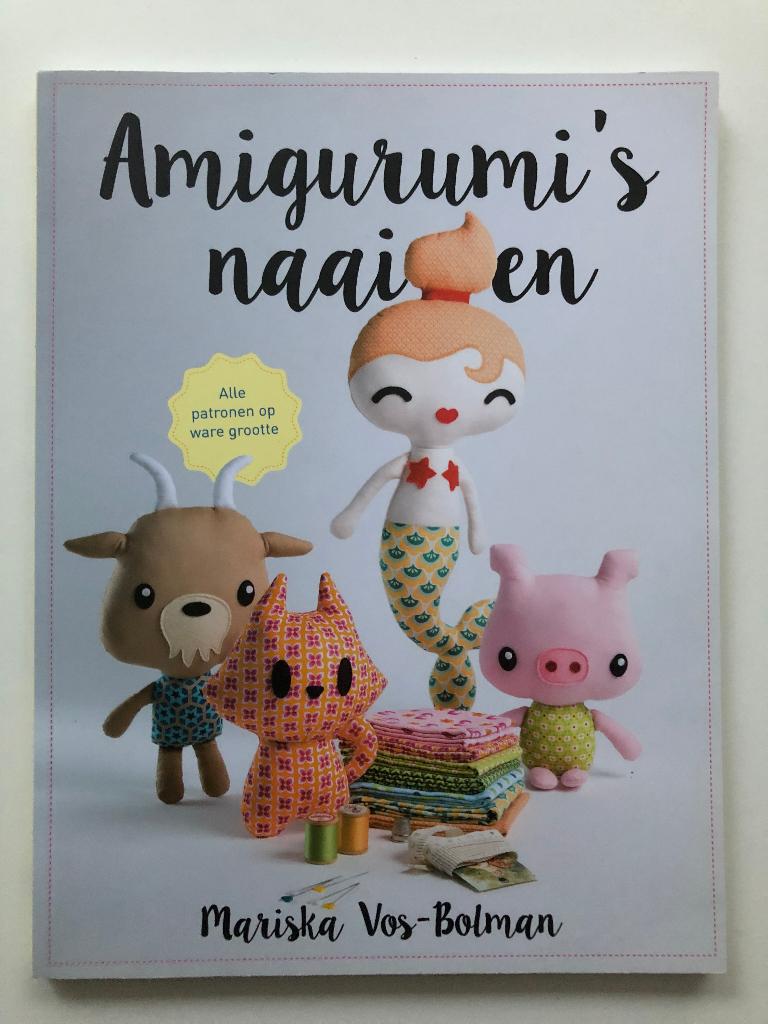 Amigurumi's naaien, Verzenden, Mariska Vos-Bolman, Zo goed als nieuw, Borduren en Naaien