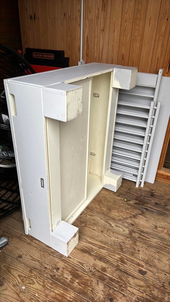 GRATIS Bopita box grijs met lade, 80x80, Ophalen, Gebruikt, Lade