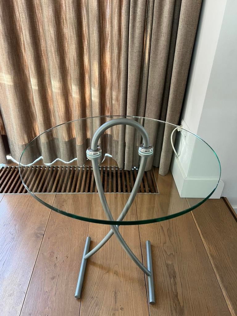 Rolf Benz design bijzettafeltje, Huis en Inrichting, Tafels | Sidetables, Zo goed als nieuw, 25 tot 50 cm, 50 tot 100 cm, Rond