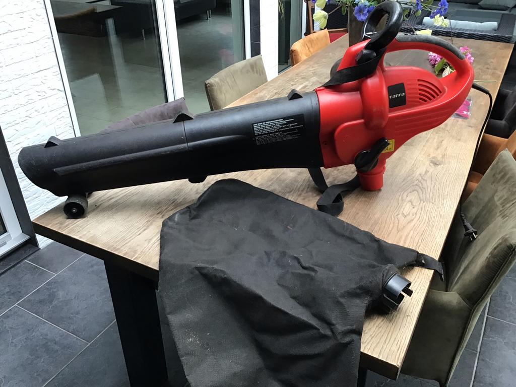 Gamma Bladblazer/zuiger met Opvangzak, Tuin en Terras, Bladblazers, Gebruikt, Handgedragen, Ophalen of Verzenden, Met opvangzak