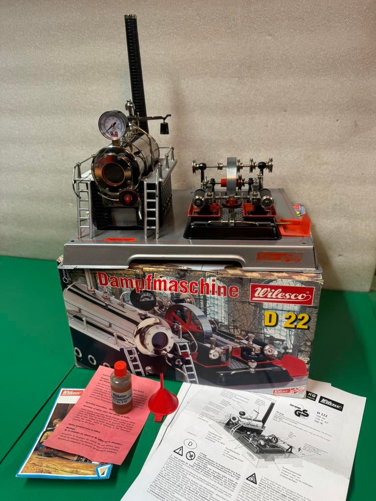 Stoommachine Wilesco D222, Ophalen of Verzenden, Zo goed als nieuw, Groter dan 1:32