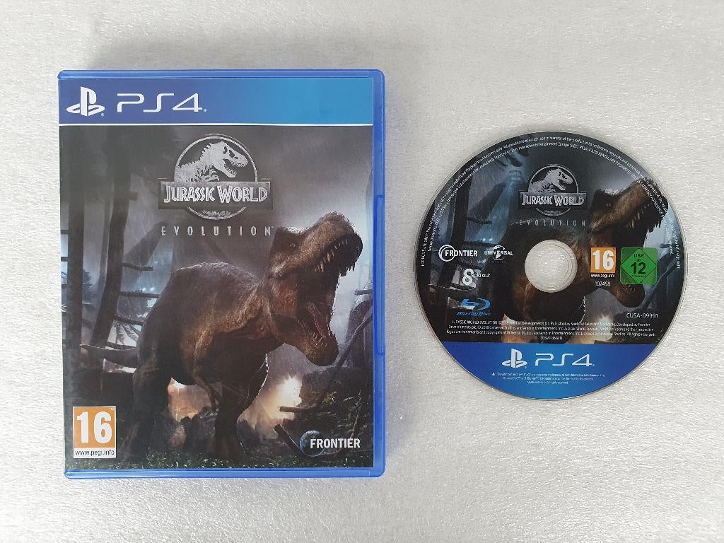PS4: Jurassic World - Evolution, Spelcomputers en Games, Games | Sony PlayStation 4, Gebruikt, Avontuur en Actie, 1 speler, Vanaf 16 jaar