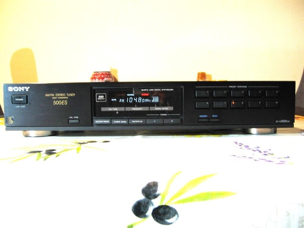 Sony ST-S500ES tuner serviced, Audio, Tv en Foto, Tuners, Ophalen of Verzenden, Gebruikt