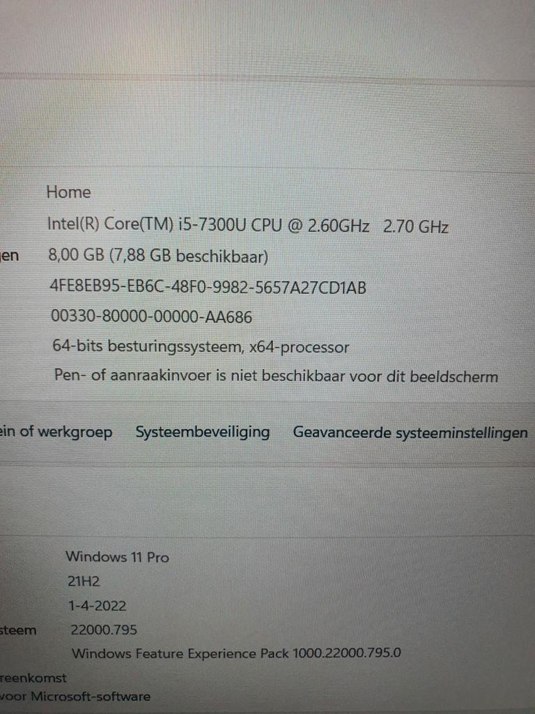 Goede staat: Partij 5 maal Dell Latitude 5480 i5-7300U 8gb, Met videokaart, 2 tot 3 Ghz, Qwerty, 8 GB