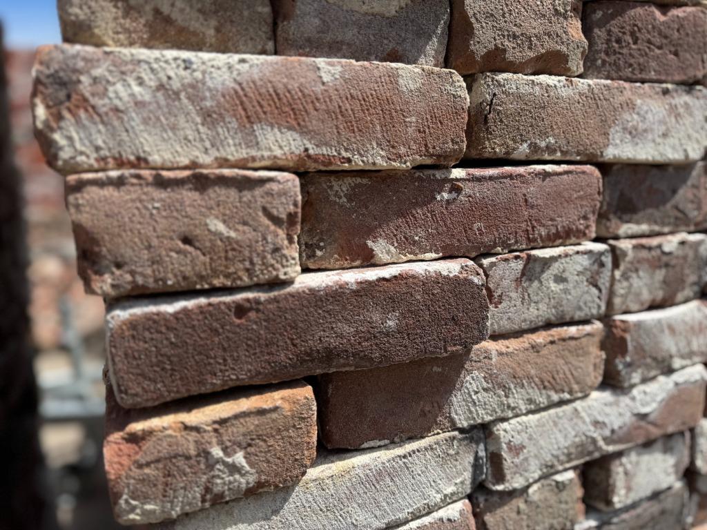 40m2 vormbak waalformaat steen bruin rood 21x5.5x10,5cm., Ophalen, Gebruikt, Bakstenen, Info@walstra.nl