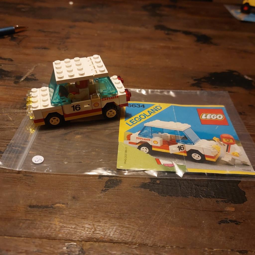 LEGO Legoland 6634 Shell Sportwagen, Ophalen of Verzenden, Gebruikt, Complete set, Lego