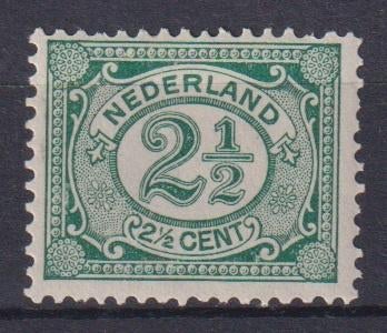 Nederland 55 Cijfer Plakker, Postzegels en Munten, Postzegels | Nederland, Ophalen of Verzenden, T/m 1940, Postfris