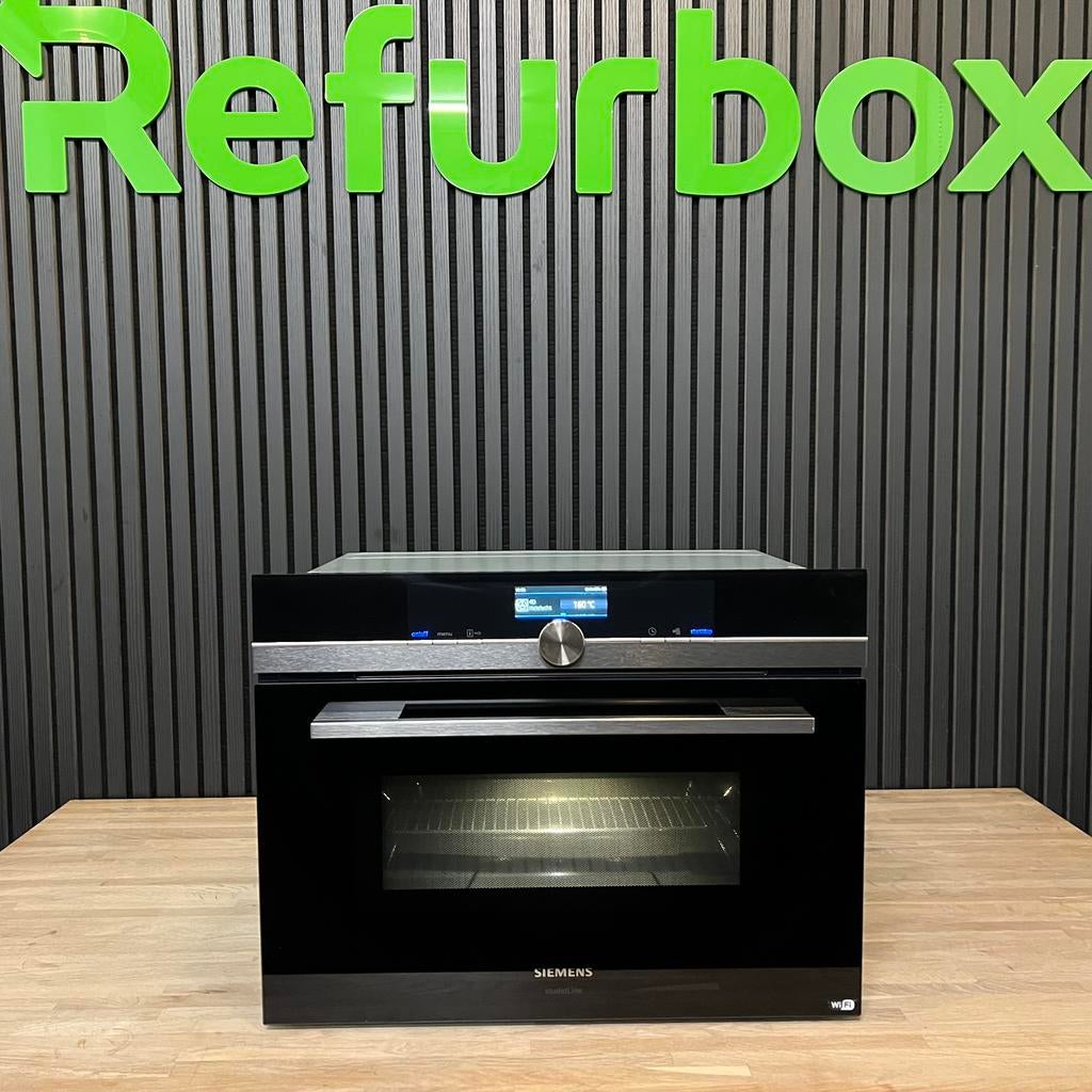 Siemens IQ700 StudioLine inbouw combi magnetron oven WIFI, Witgoed en Apparatuur, Ovens, Refurbished, Inbouw, Oven met grill, Hete lucht