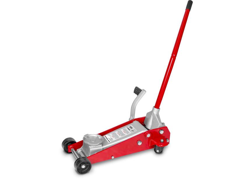 Quicklift garagekrik 3T met kriksteunen, wagentje