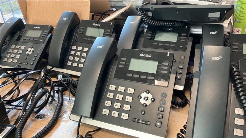 Yealink T41S/T42S, Telecommunicatie, Datacommunicatie en VoIP, Ophalen of Verzenden, Zo goed als nieuw, Telefoon