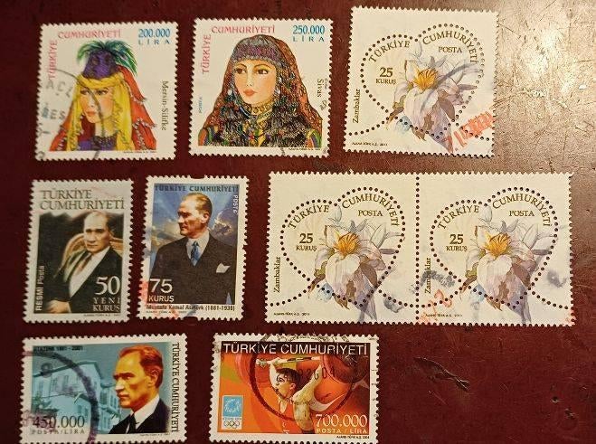 Turkije: Diversen uitgiftes, Ophalen of Verzenden, Overige landen, Gestempeld
