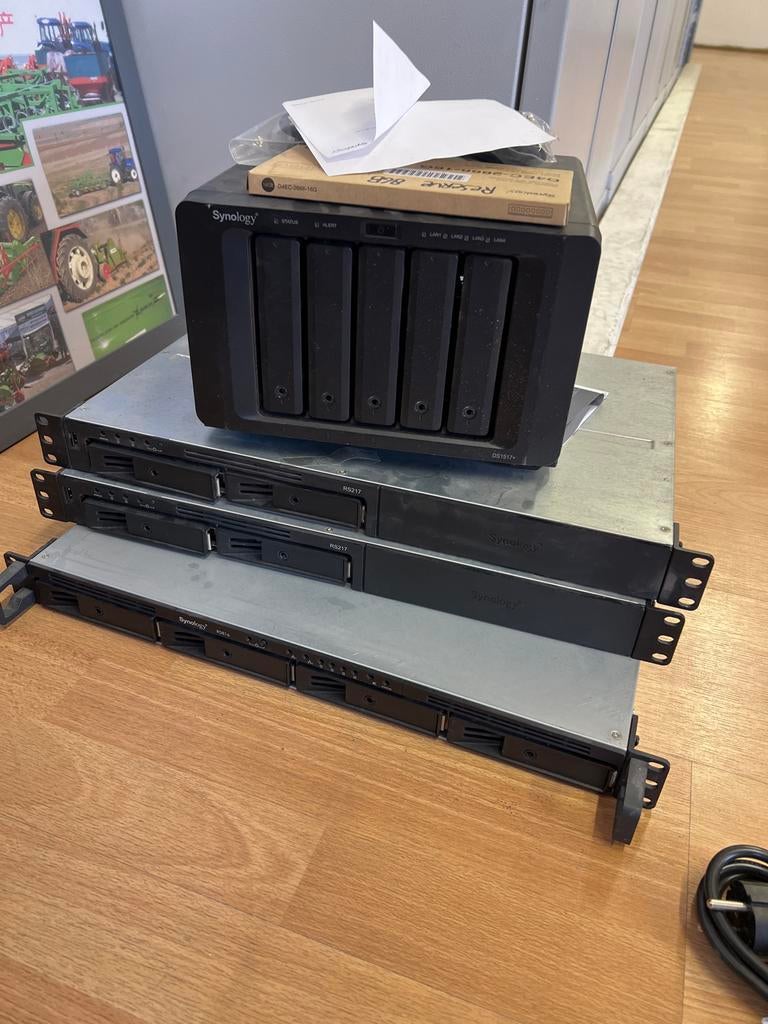 Synology NAS Servers: DS1517+, RS816, RS217, Computers en Software, NAS, Ophalen of Verzenden, Gebruikt