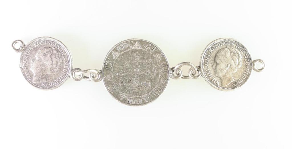 Nederlands-Indië 1/4 Gulden 1904 & 10 Cent Wilhelmina, Postzegels en Munten, Munten | Nederland, Losse munt, 10 cent, Koningin Wilhelmina