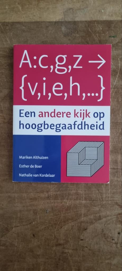 andere kijk op hoogbegaafdheid - Althuizen, de Boer, Kor, Boeken, Psychologie, Ophalen of Verzenden, Zo goed als nieuw, Overige onderwerpen