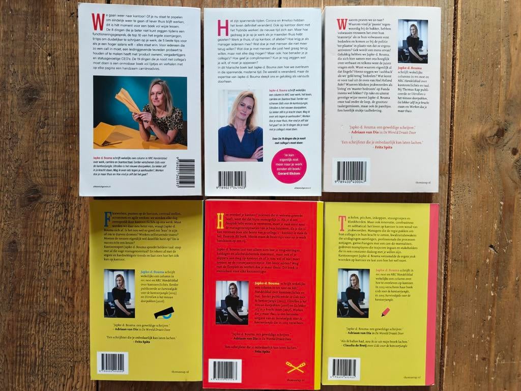 6 Boeken van Japke D. Bouma., Ophalen of Verzenden