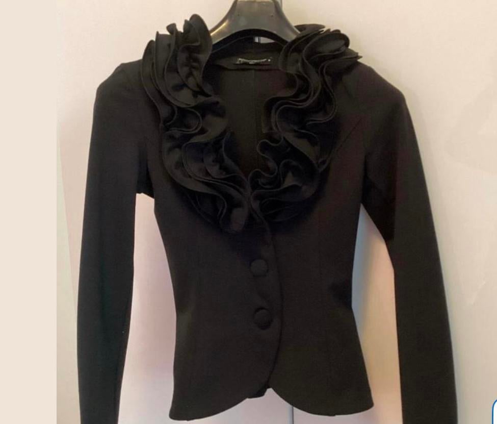 Zwarte blazer Rinascimento, Zwart, Ophalen of Verzenden, Zo goed als nieuw, Lange mouw